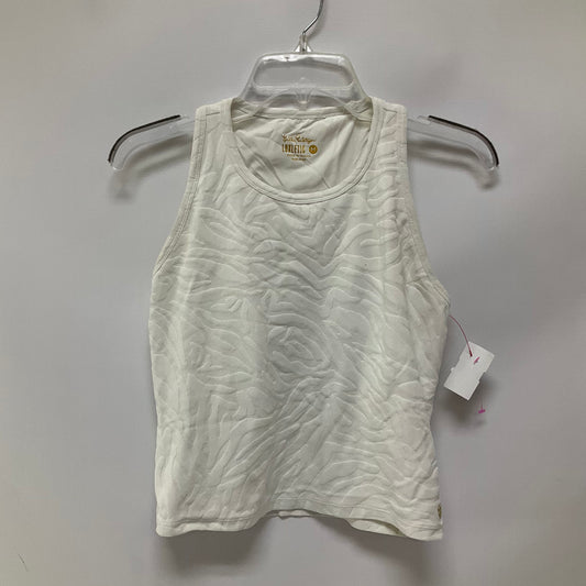 Tank Top Designer By Lilly Pulitzer In White, Size:M