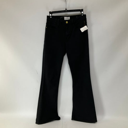 Jeans Boot Cut By Frame In Black, Size: S