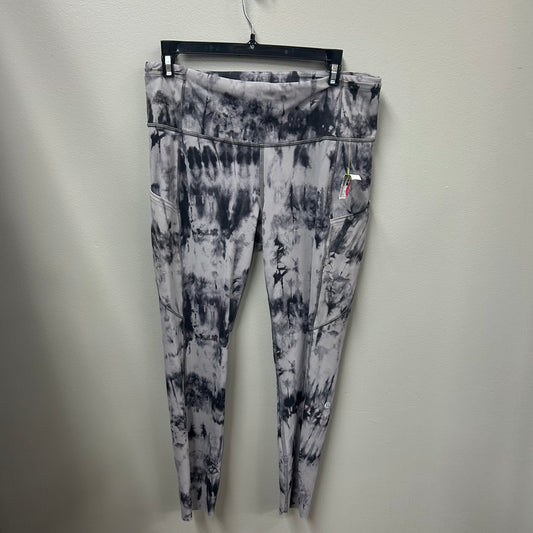 Athletic Leggings Capris By Lululemon In Tie Dye Print, Size: 10