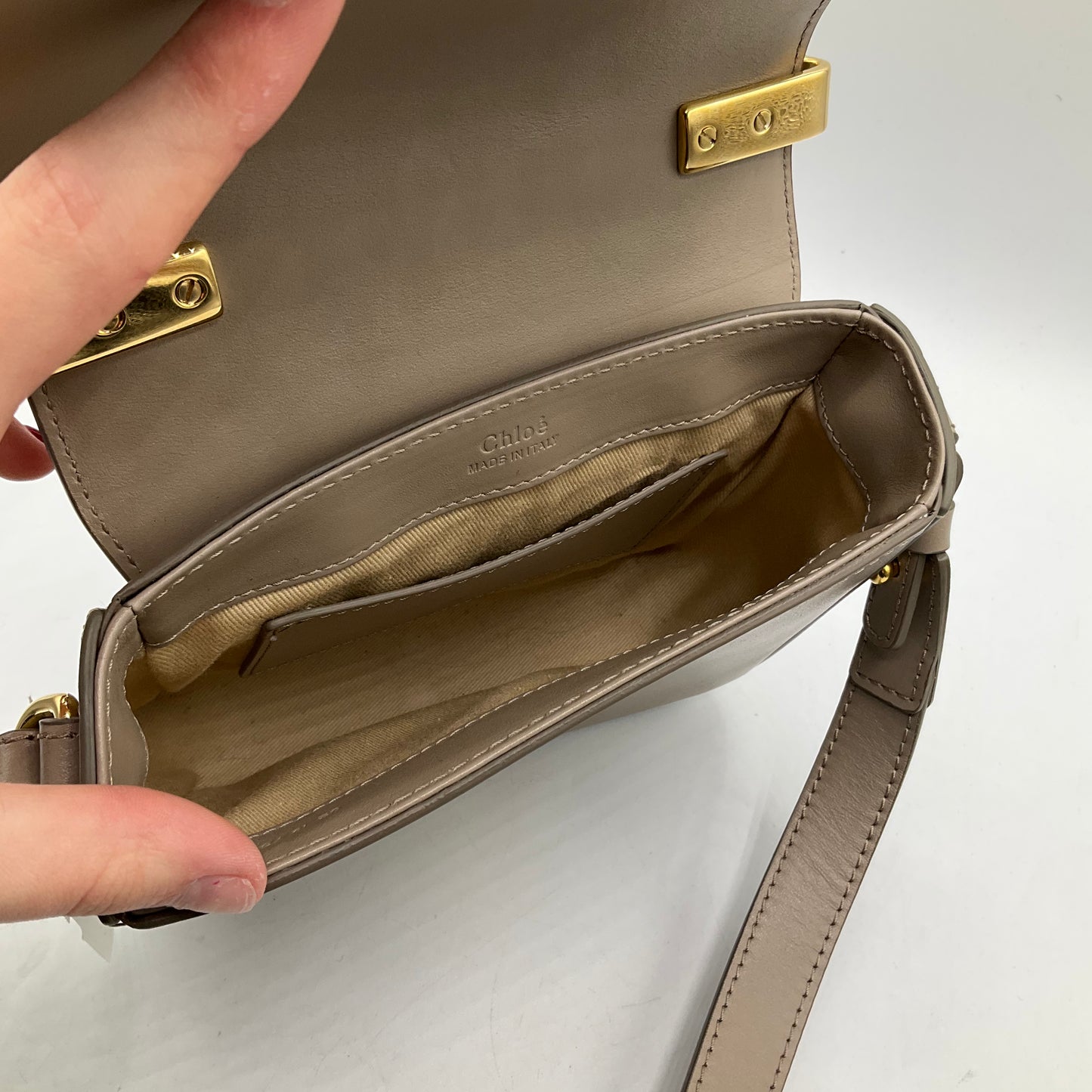 Handbag Luxury Designer By Chloe, Size: Small