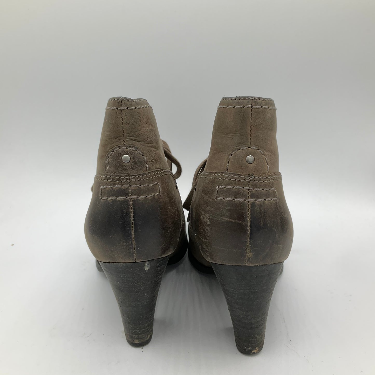 Boots Ankle Heels By Clarks  Size: 6.5