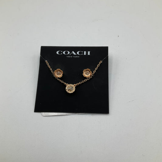 Necklace Set By Coach  Size: 02 Piece Set